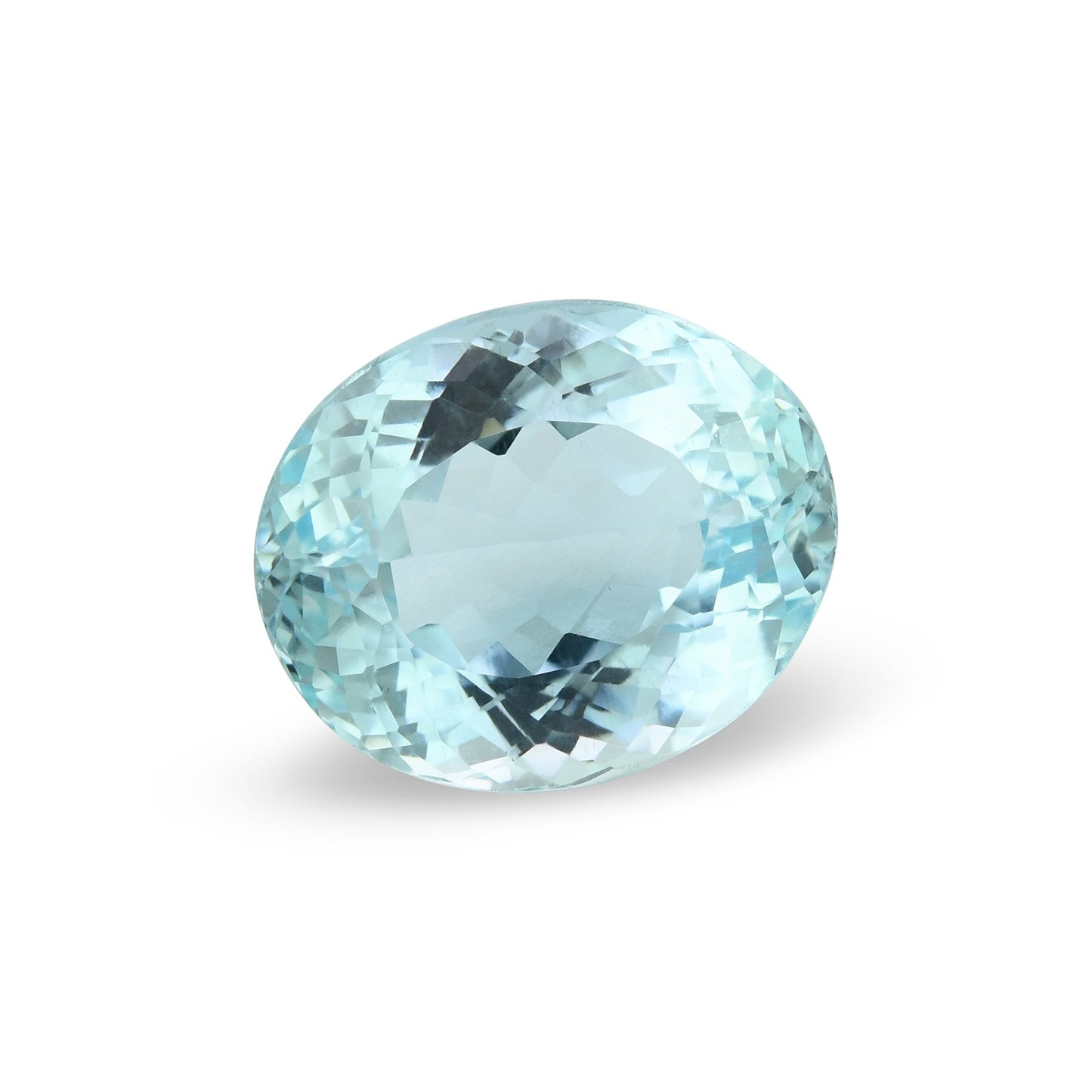8,97 Karat blauer brasilianischer ovaler Aquamarin