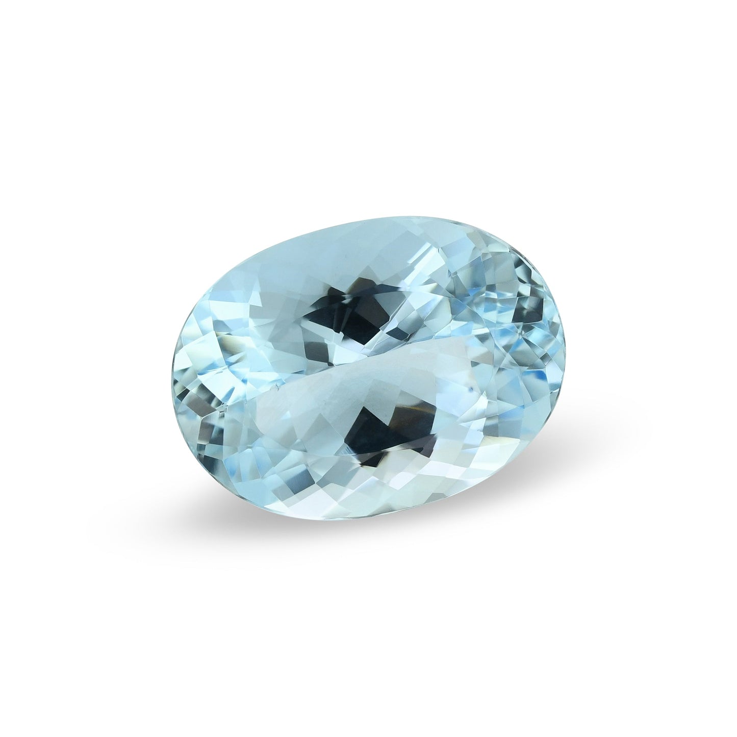 10,51 Karat blauer brasilianischer ovaler Aquamarin