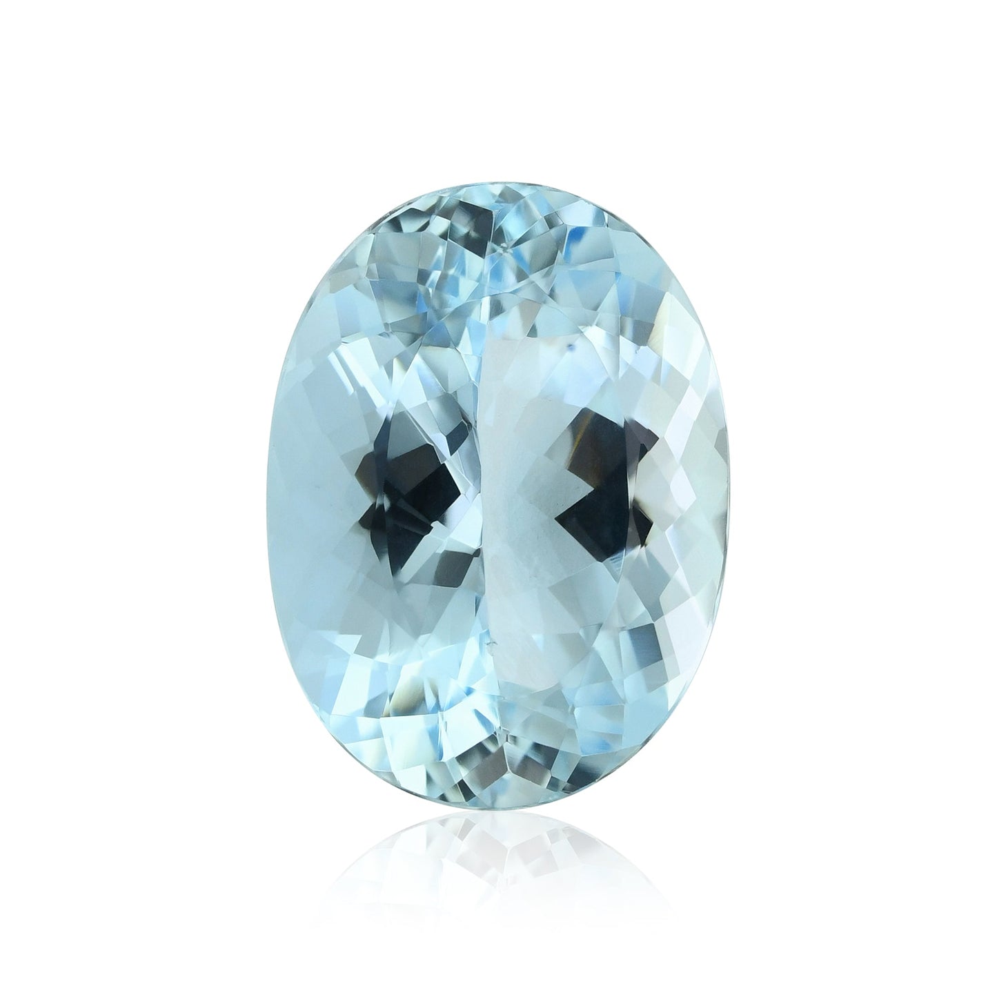 10,51 Karat blauer brasilianischer ovaler Aquamarin