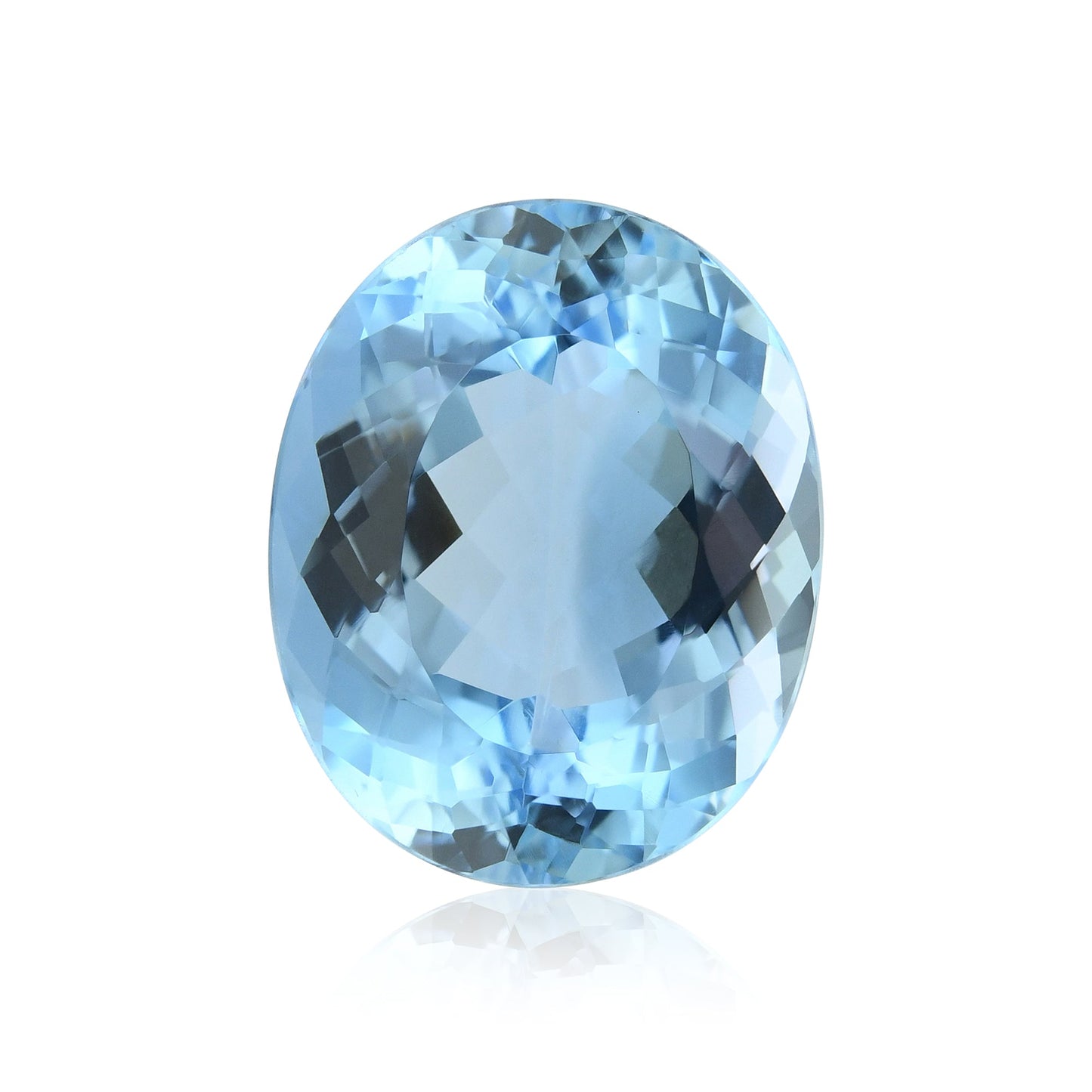 8,31 Karat blauer brasilianischer ovaler Aquamarin
