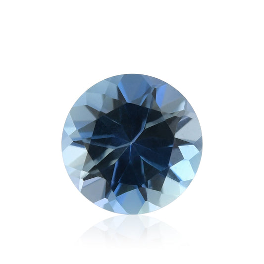 0.68 Carat  AFRICAN Round Aquamarine GFCO