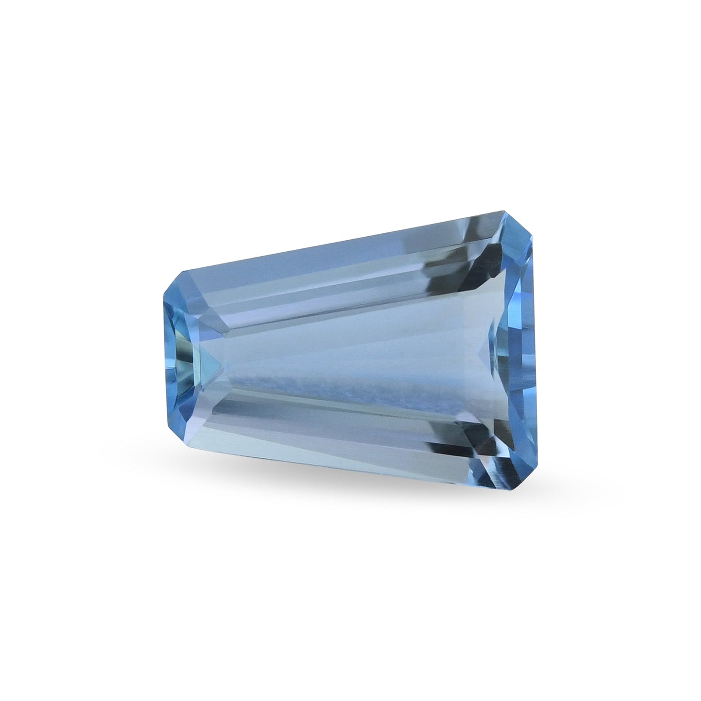 0,65 Karat afrikanischer Baguette-Aquamarin GFCO