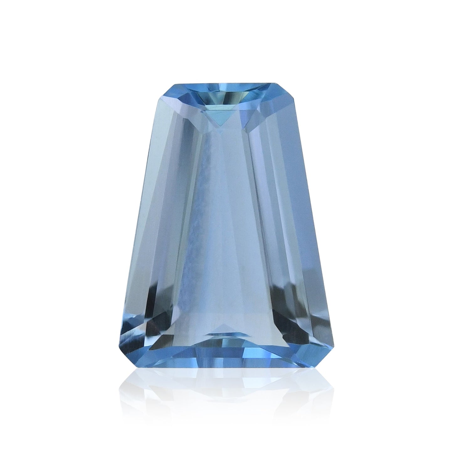 0,65 Karat afrikanischer Baguette-Aquamarin GFCO