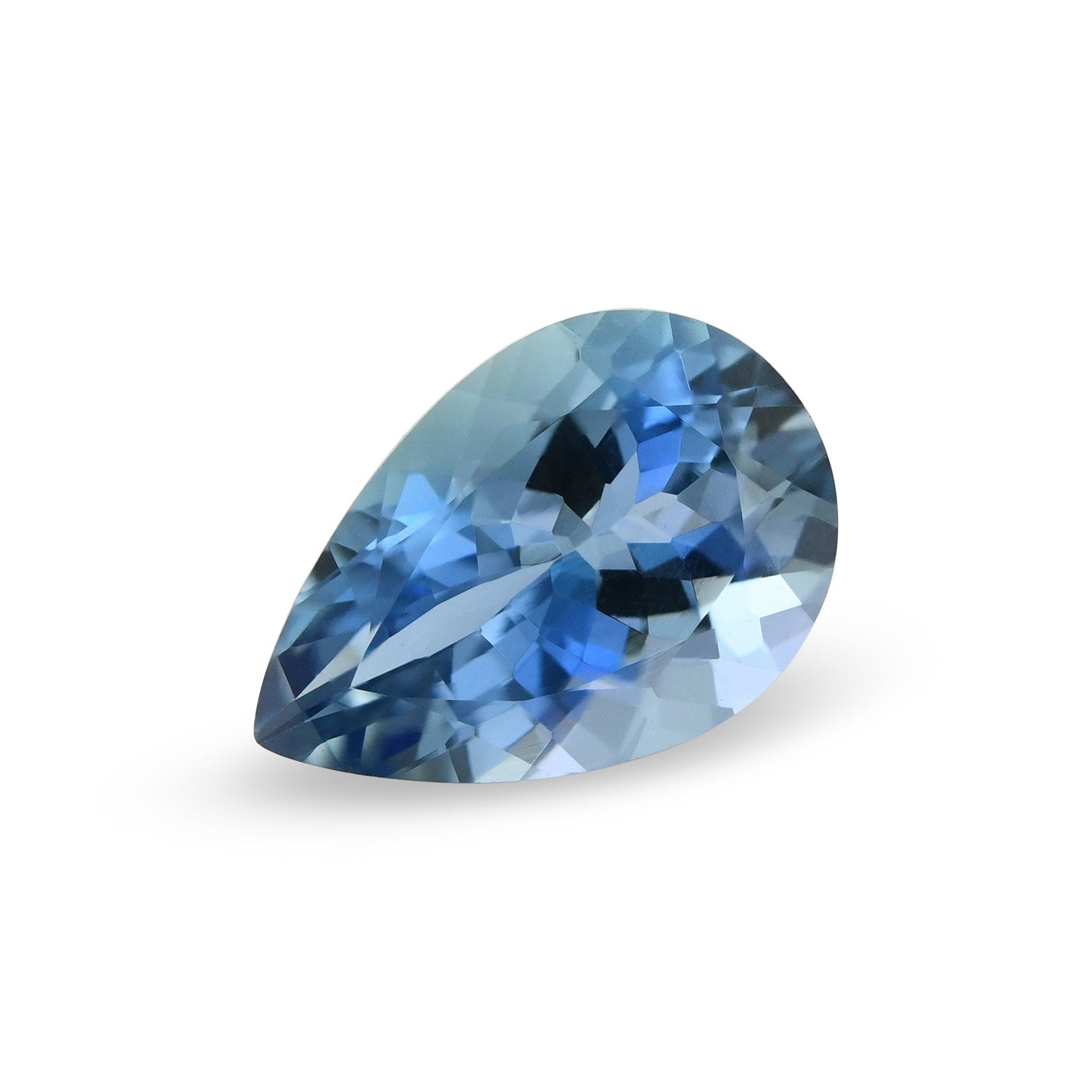 1,17 Karat afrikanischer Birnen-Aquamarin GFCO