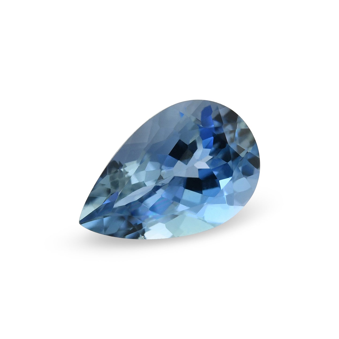 1,24 Karat afrikanischer Birnen-Aquamarin GFCO