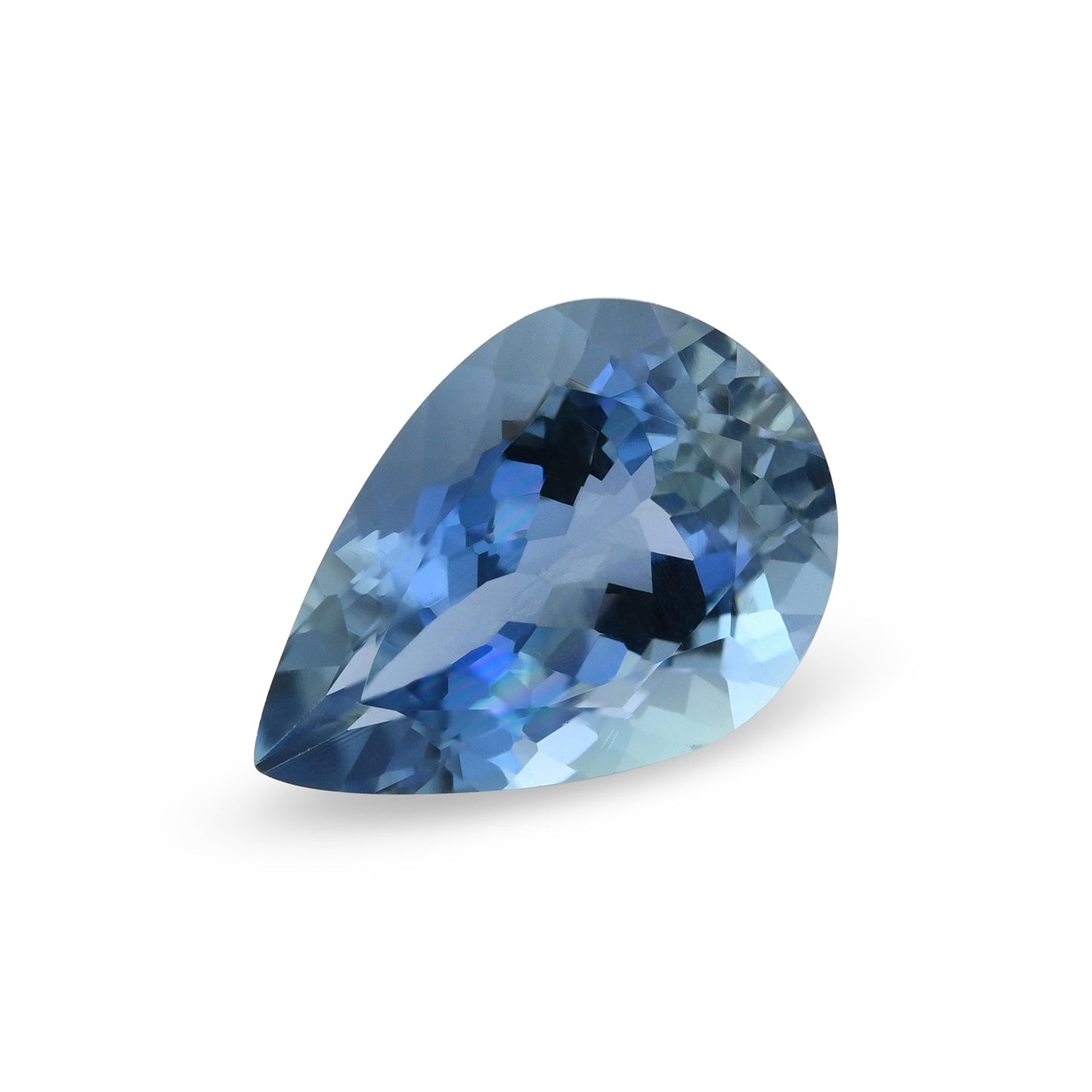 1,66 Karat afrikanischer Birnen-Aquamarin GFCO