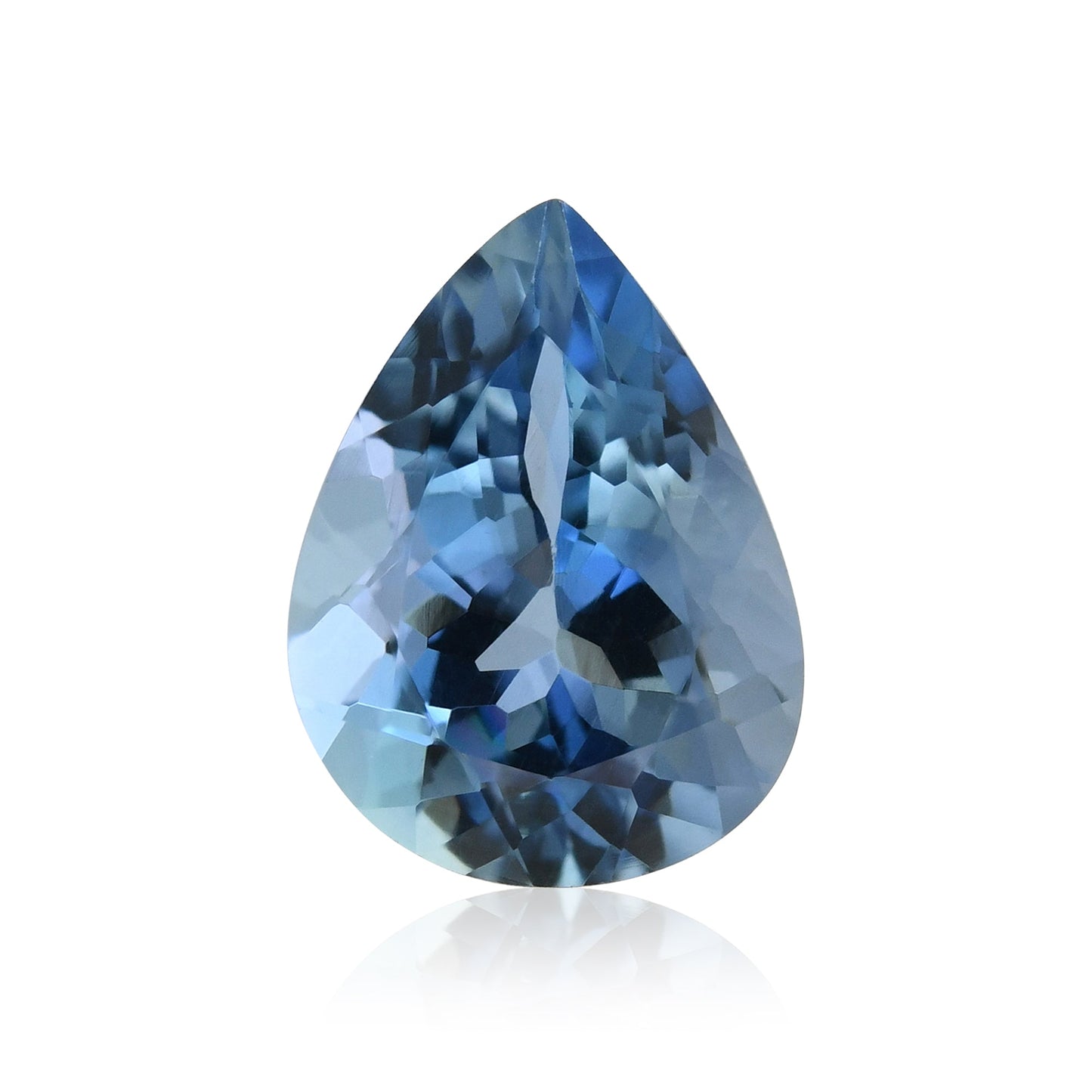 1,05 Karat afrikanischer Birnen-Aquamarin GFCO