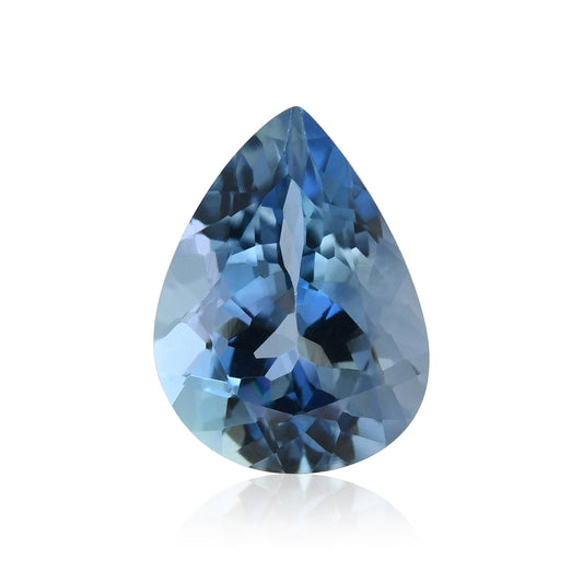 1,05 Karat afrikanischer Birnen-Aquamarin GFCO