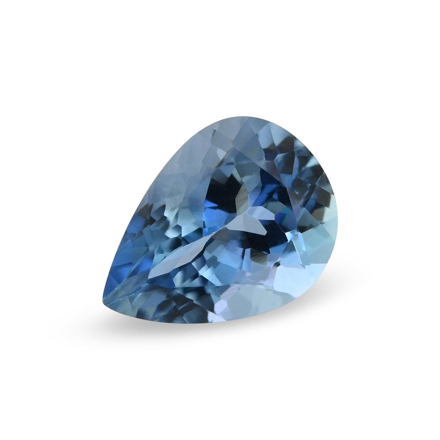 1,05 Karat afrikanischer Birnen-Aquamarin GFCO