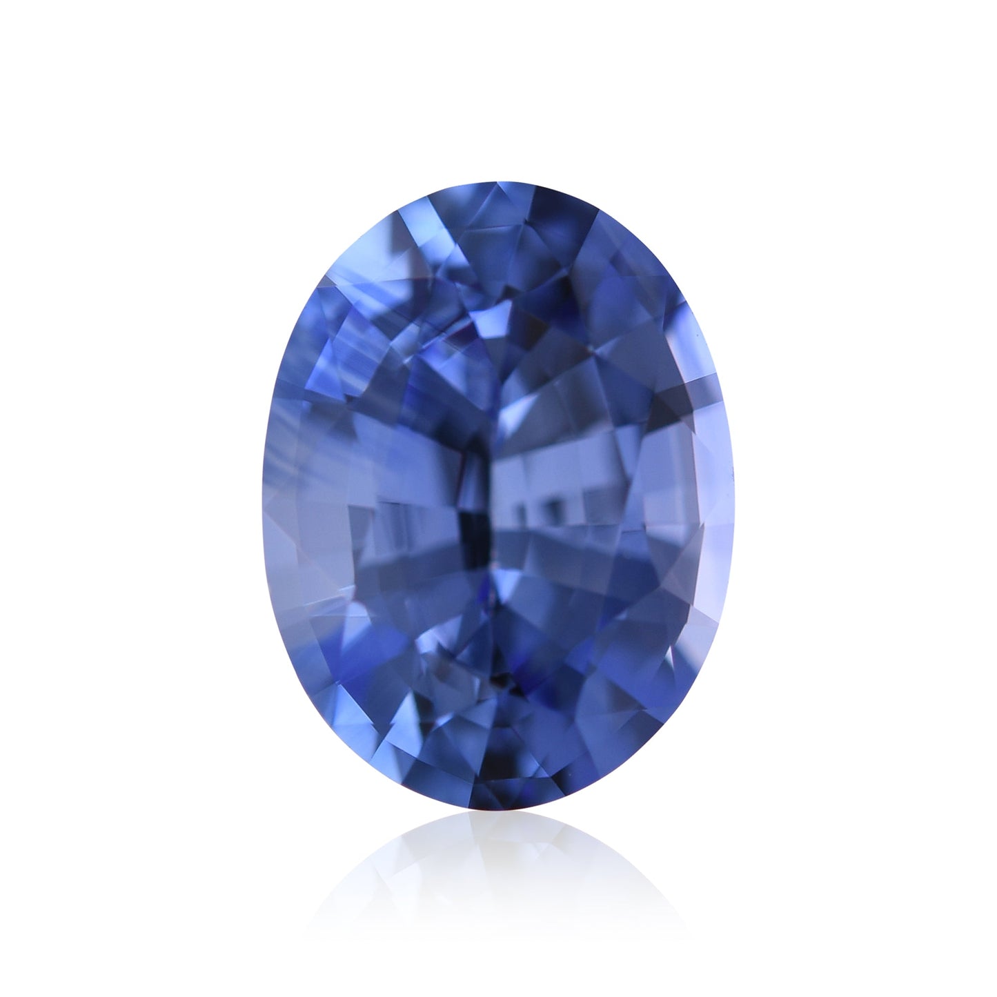1,60 Karat blauer ovaler Saphir aus Sri Lanka