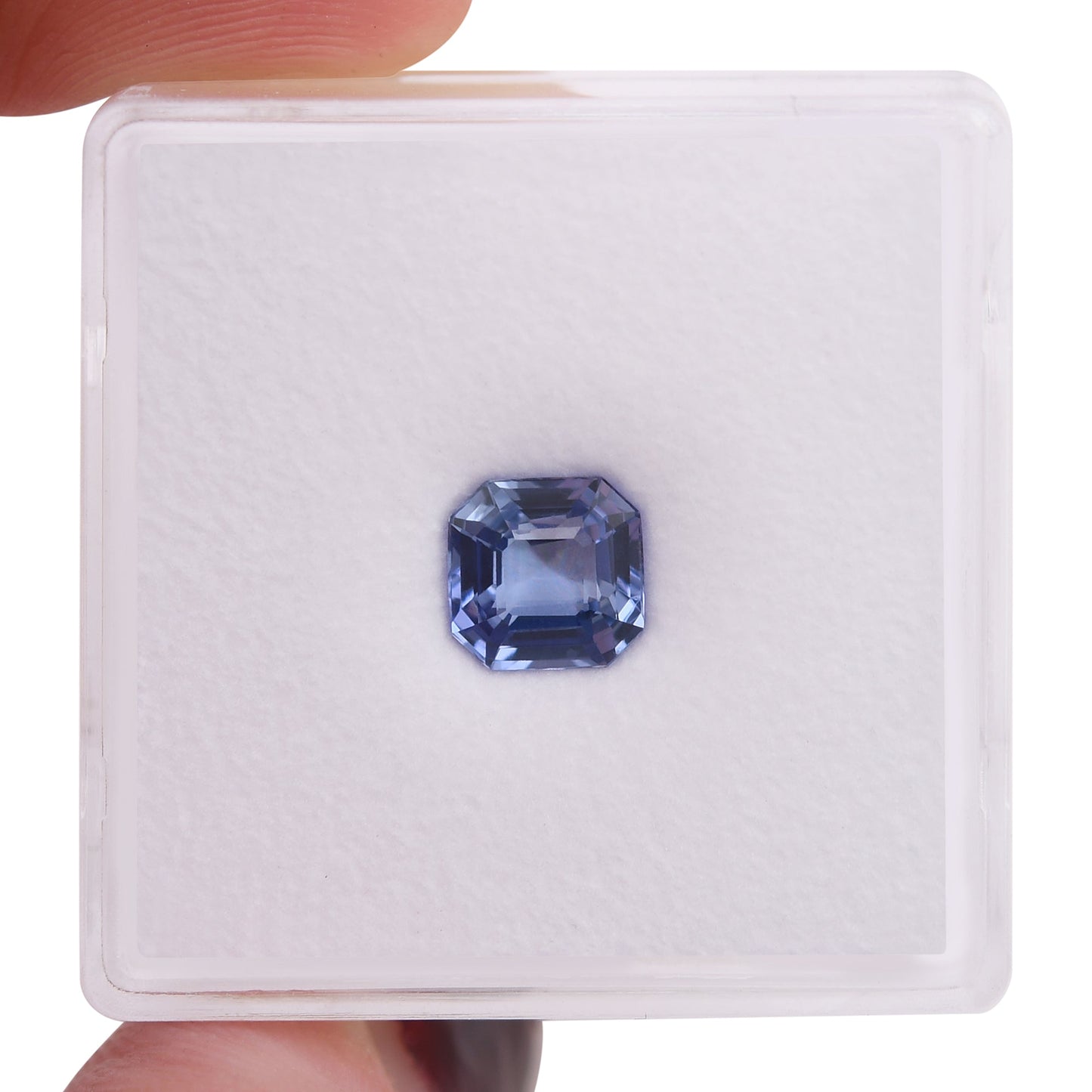 1,28 Karat blauer Smaragd-Saphir aus Sri Lanka