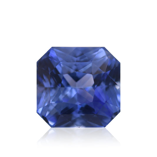 4,53 Karat blauer achteckiger Saphir aus Sri Lanka (CD)