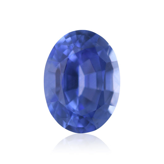 1,25 Karat blauer ovaler Saphir aus Sri Lanka