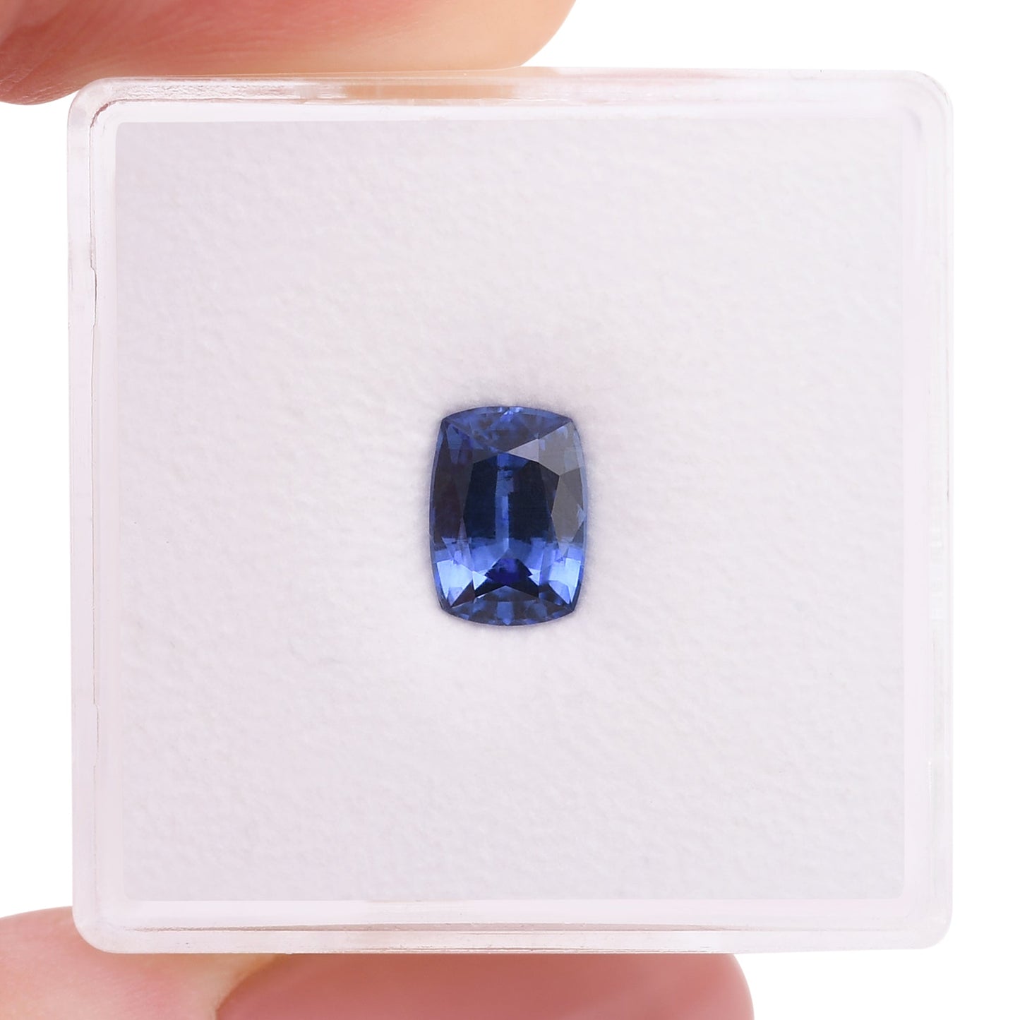 1,27 Karat blauer Kissen-Saphir aus Sri Lanka