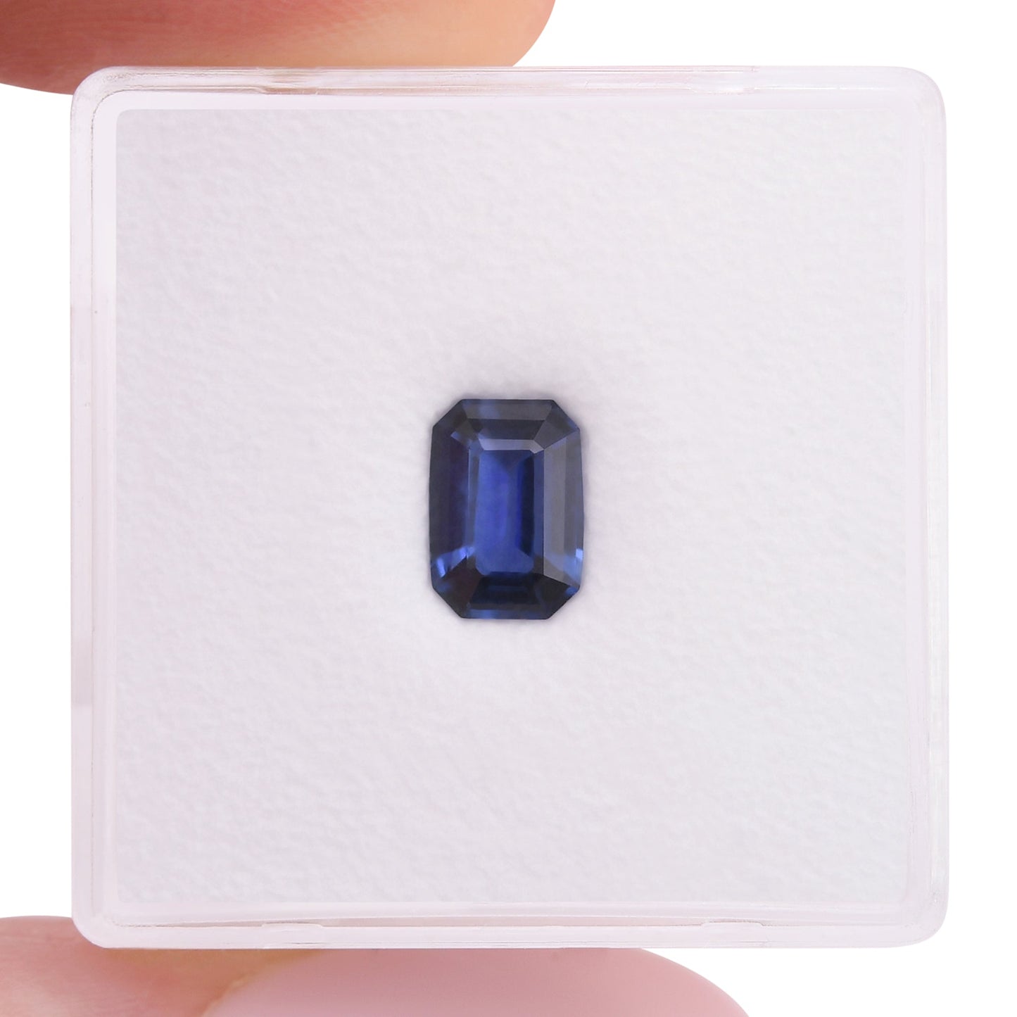0,98 Karat blauer Smaragd-Saphir aus Sri Lanka