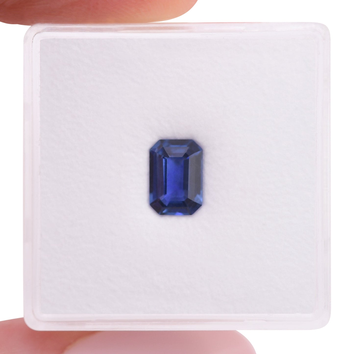 0,98 Karat blauer Smaragd-Saphir aus Sri Lanka