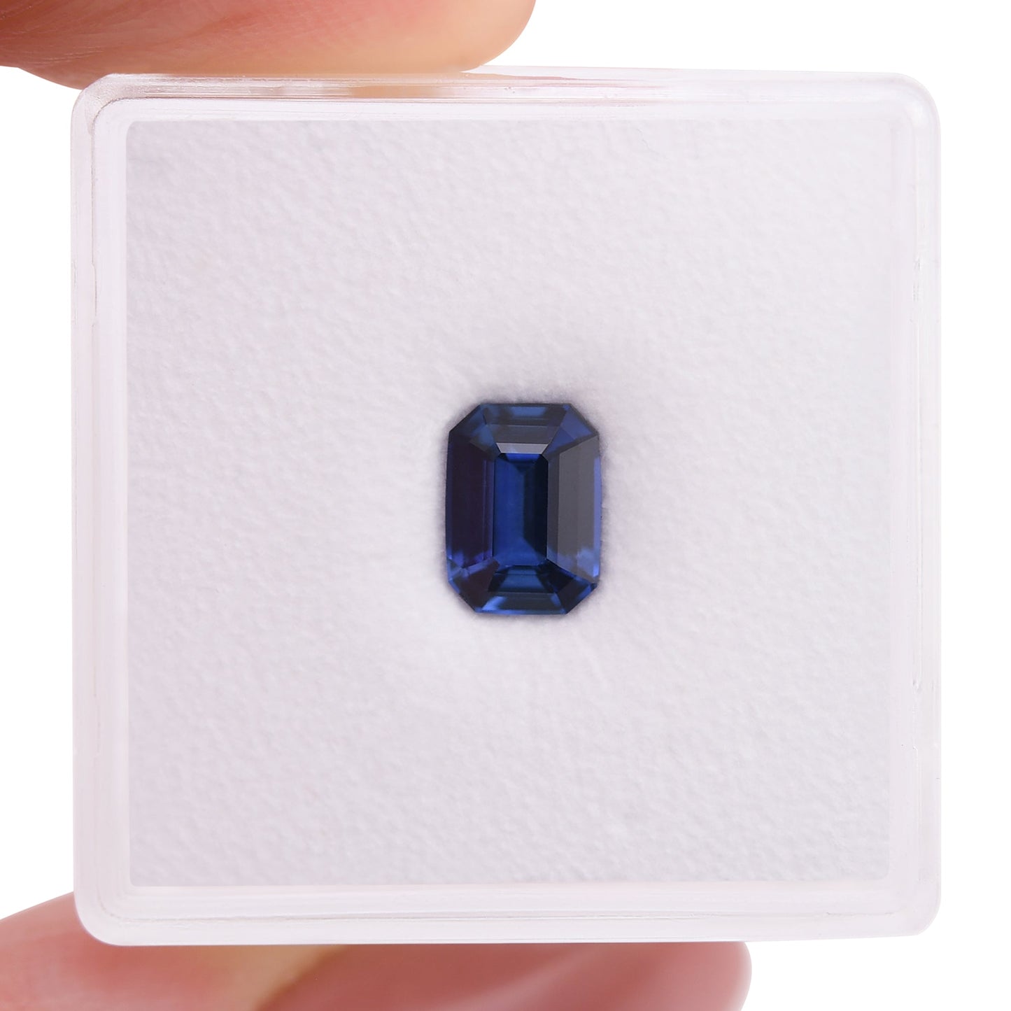 1,25 Karat blauer Smaragd-Saphir aus Sri Lanka