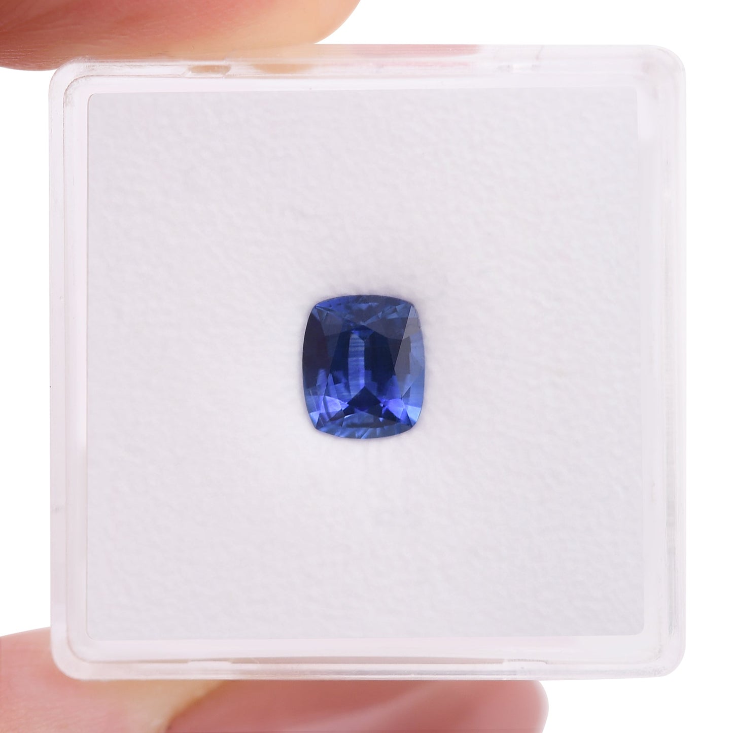 1,10 Karat blauer Kissen-Saphir aus Sri Lanka