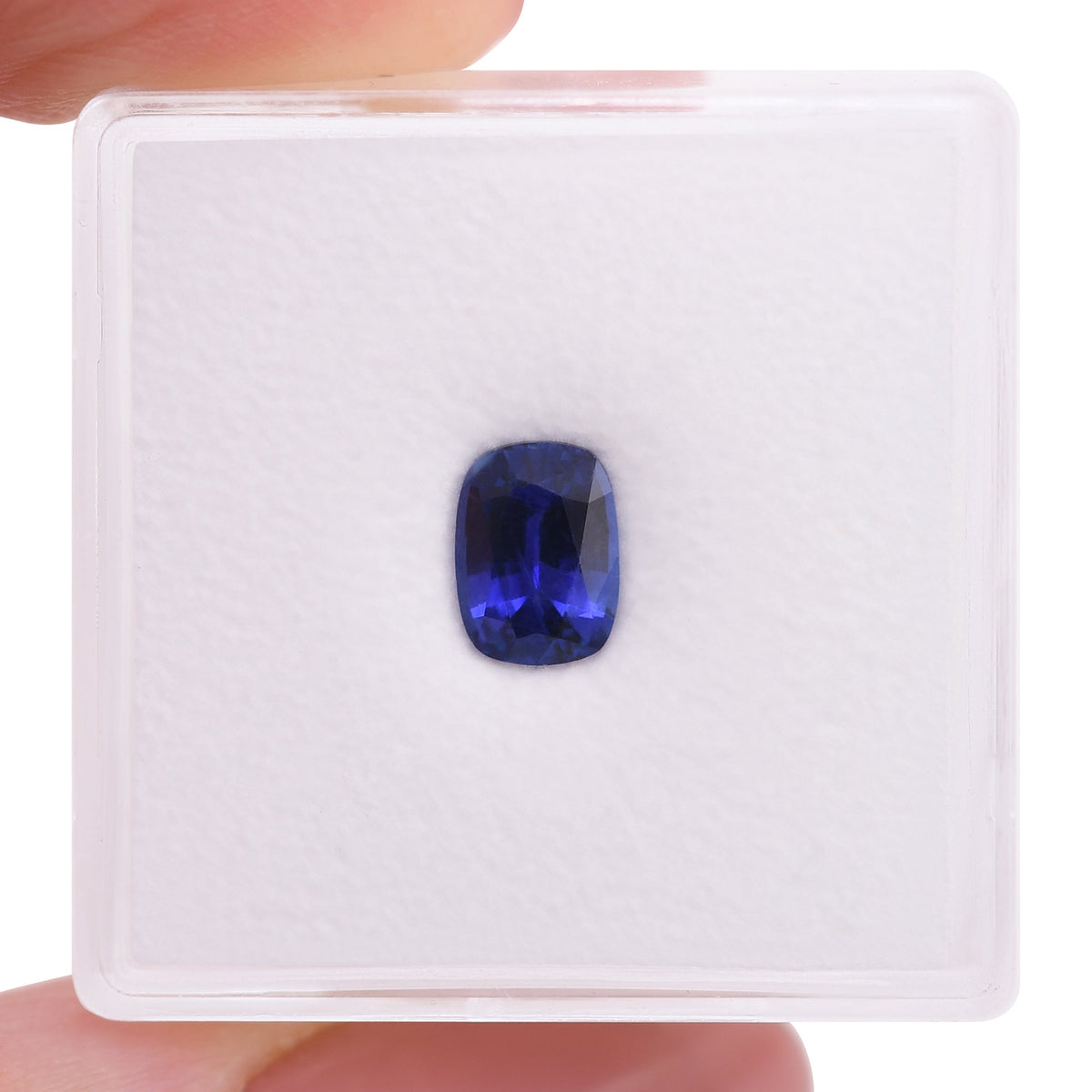 1,05 Karat blauer Kissen-Saphir aus Sri Lanka