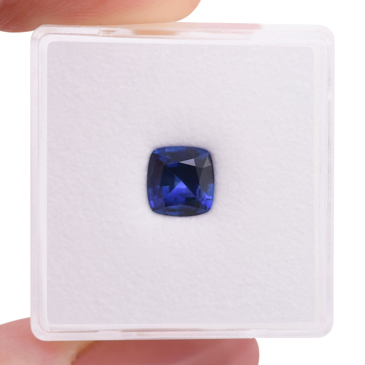 1,26 Karat blauer Kissen-Saphir aus Sri Lanka