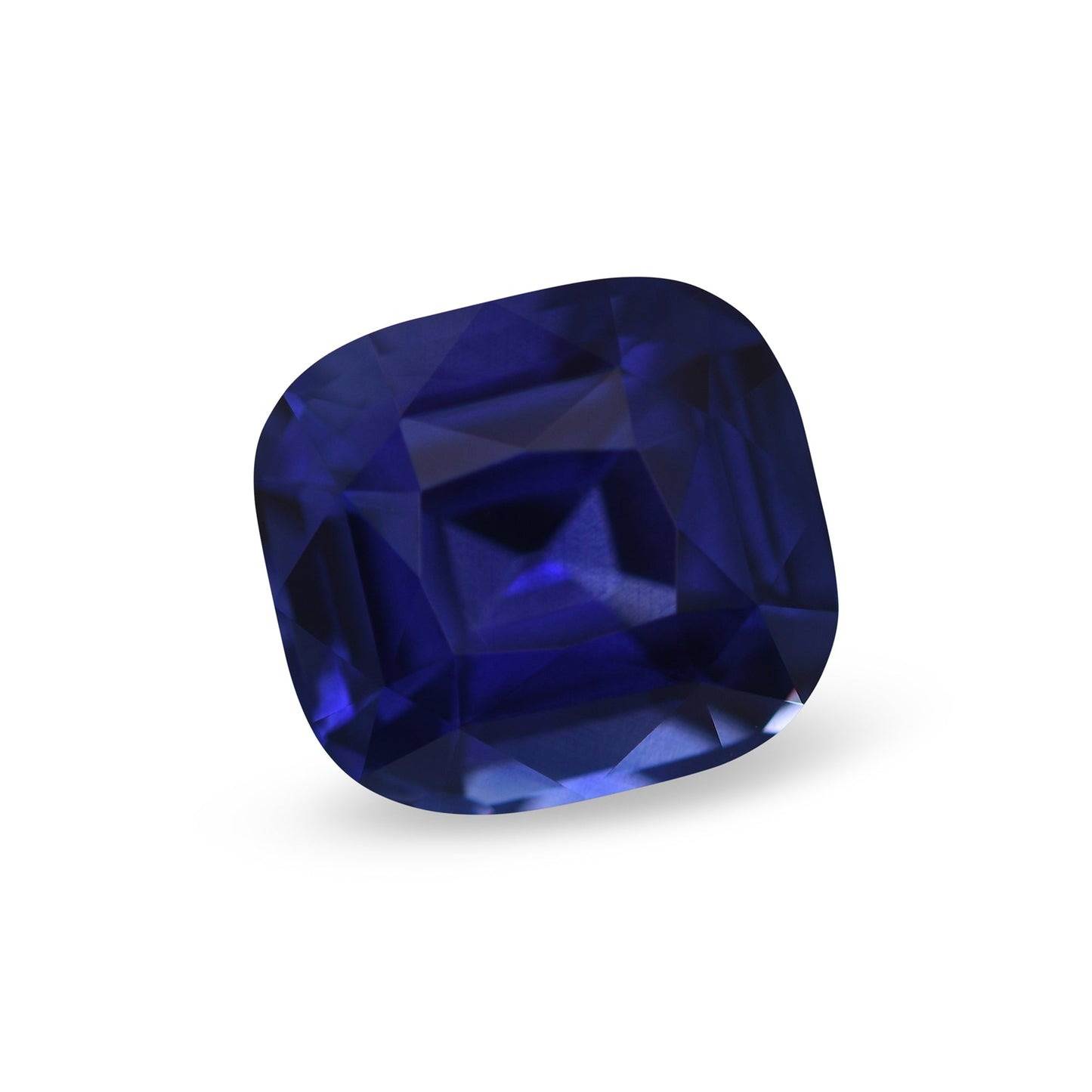3,07 Karat leuchtend blauer Kissen-Saphir aus Sri Lanka (CD)