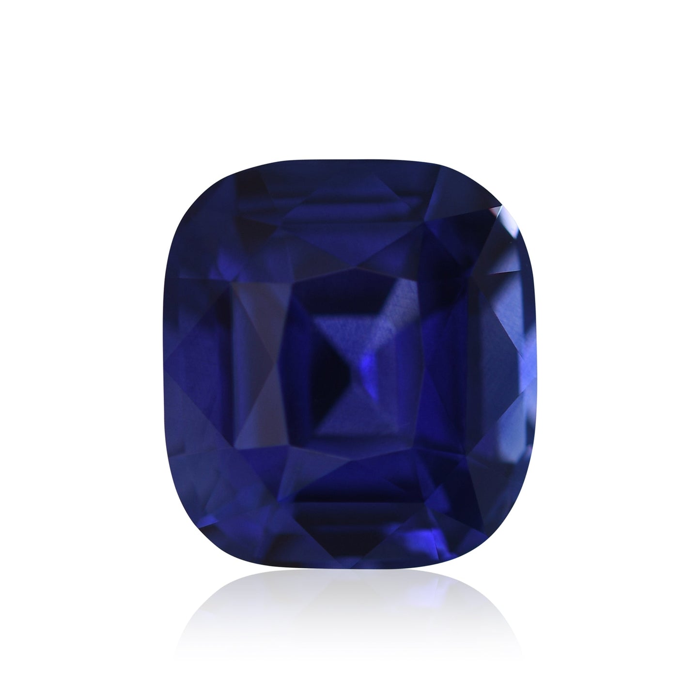 3,07 Karat leuchtend blauer Kissen-Saphir aus Sri Lanka (CD)