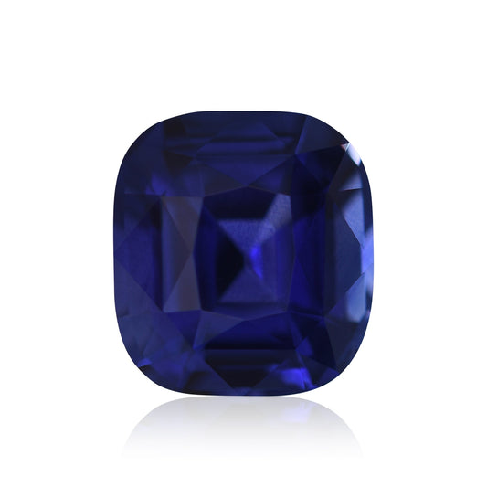 3,07 Karat leuchtend blauer Kissen-Saphir aus Sri Lanka (CD)