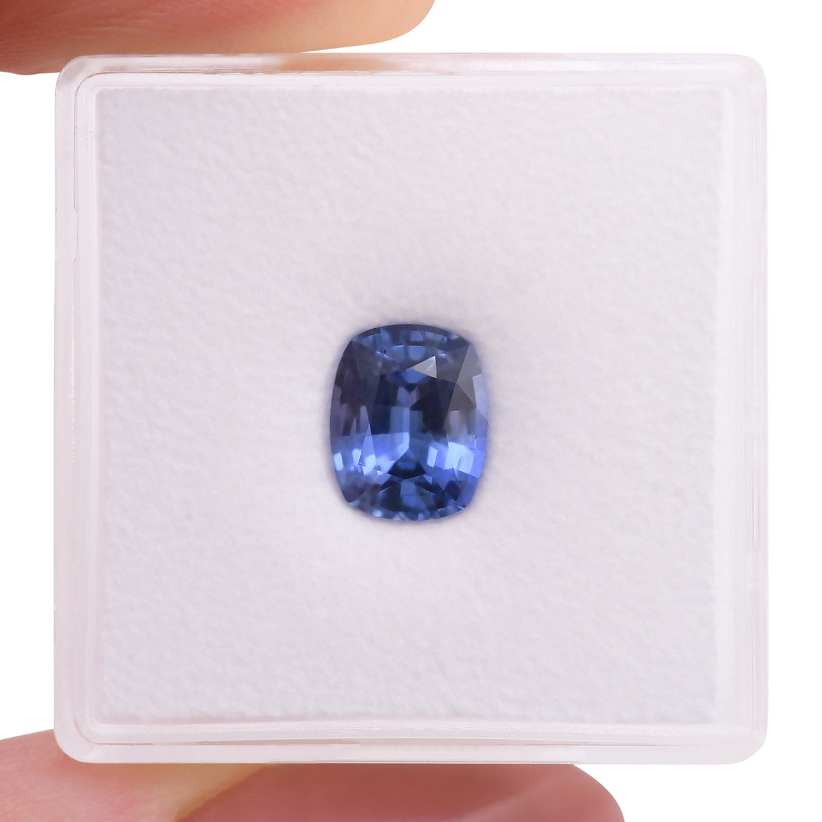1,85 Karat blauer Kissen-Saphir aus Sri Lanka