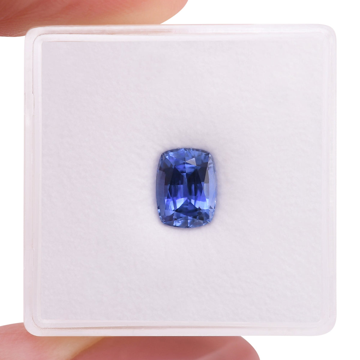 1,54 Karat blauer Kissen-Saphir aus Sri Lanka