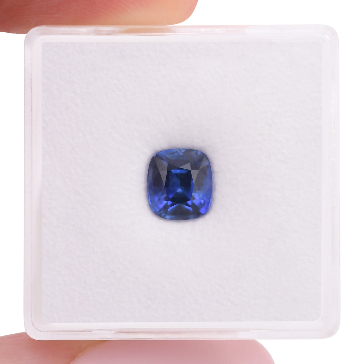 1,62 Karat blauer Kissen-Saphir aus Sri Lanka