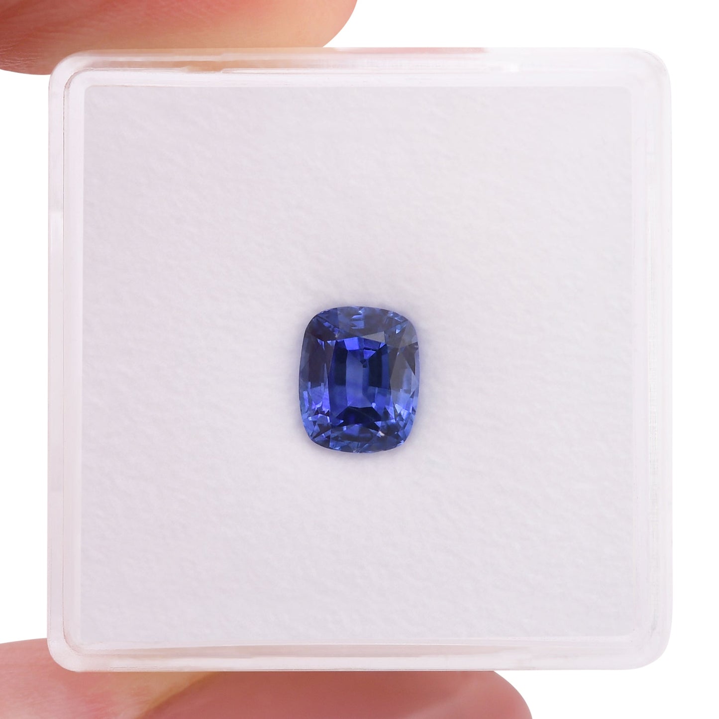 1.68 Carat Blue SRI LANKAN Cushion Sapphire