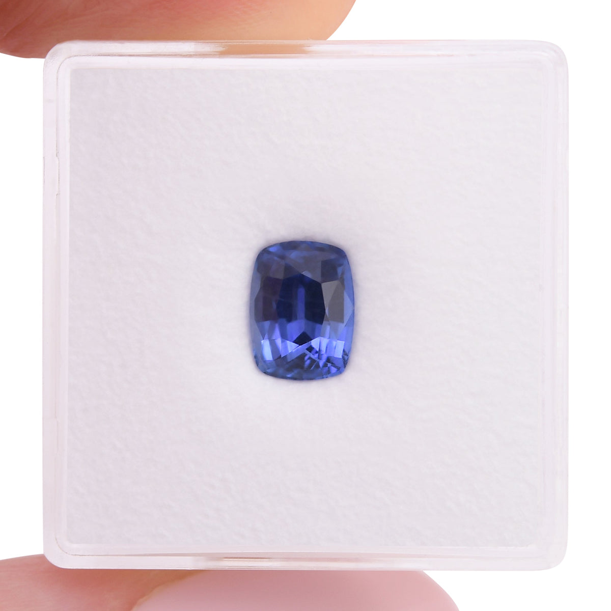 1,62 Karat blauer Kissen-Saphir aus Sri Lanka