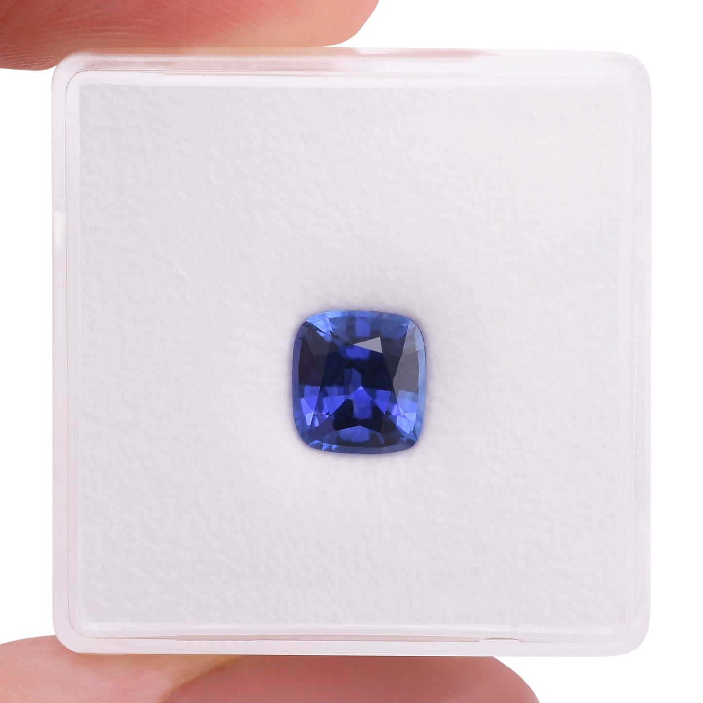 1.60 Carat Blue SRI LANKAN Cushion Sapphire