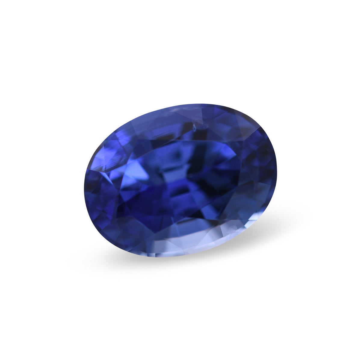 1,34 Karat blauer ovaler Saphir aus Sri Lanka