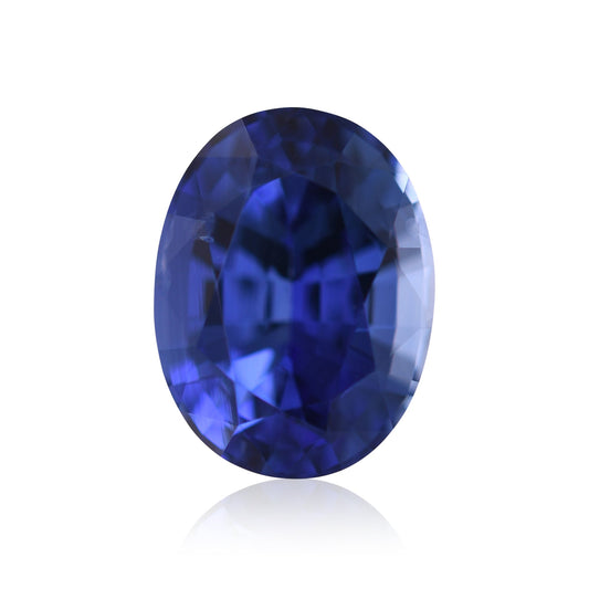 1,34 Karat blauer ovaler Saphir aus Sri Lanka