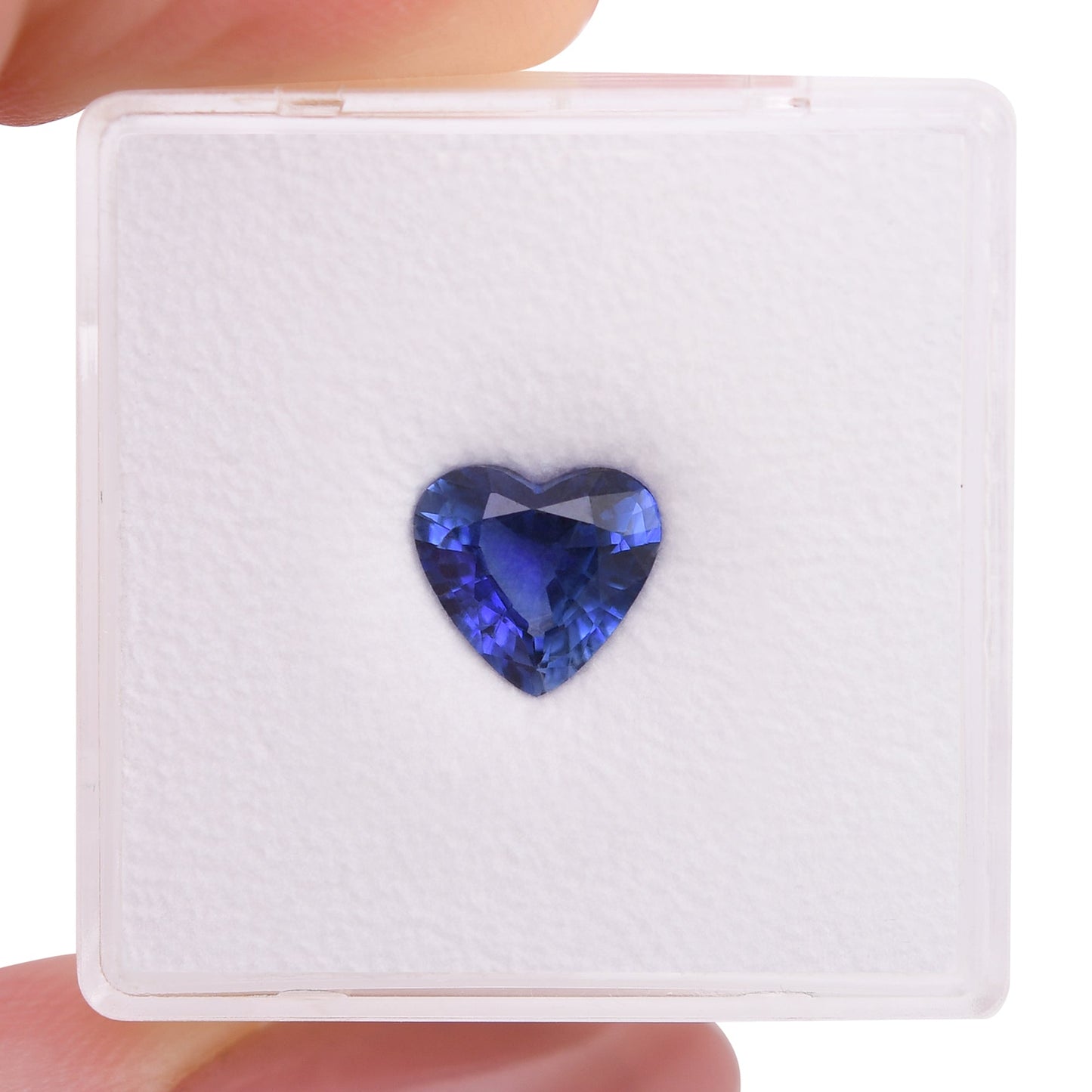 1,36 Karat blauer Herzsaphir aus Sri Lanka