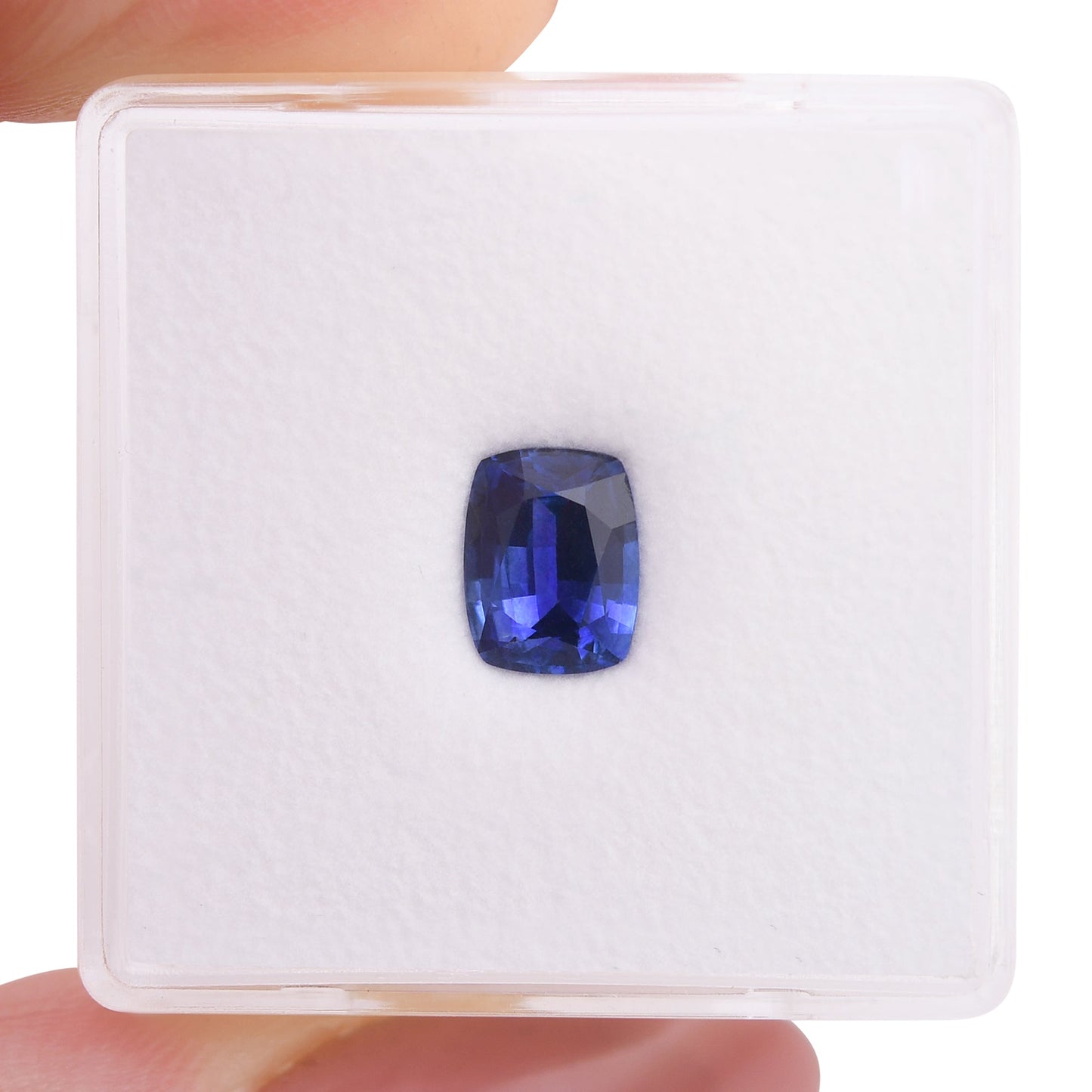 1,11 Karat blauer Kissen-Saphir aus Sri Lanka