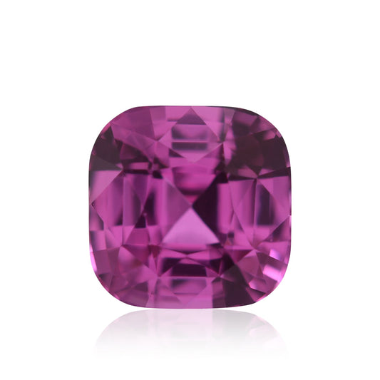 1,75 Karat rosafarbener MADAGASKAR-Kissen-Saphir