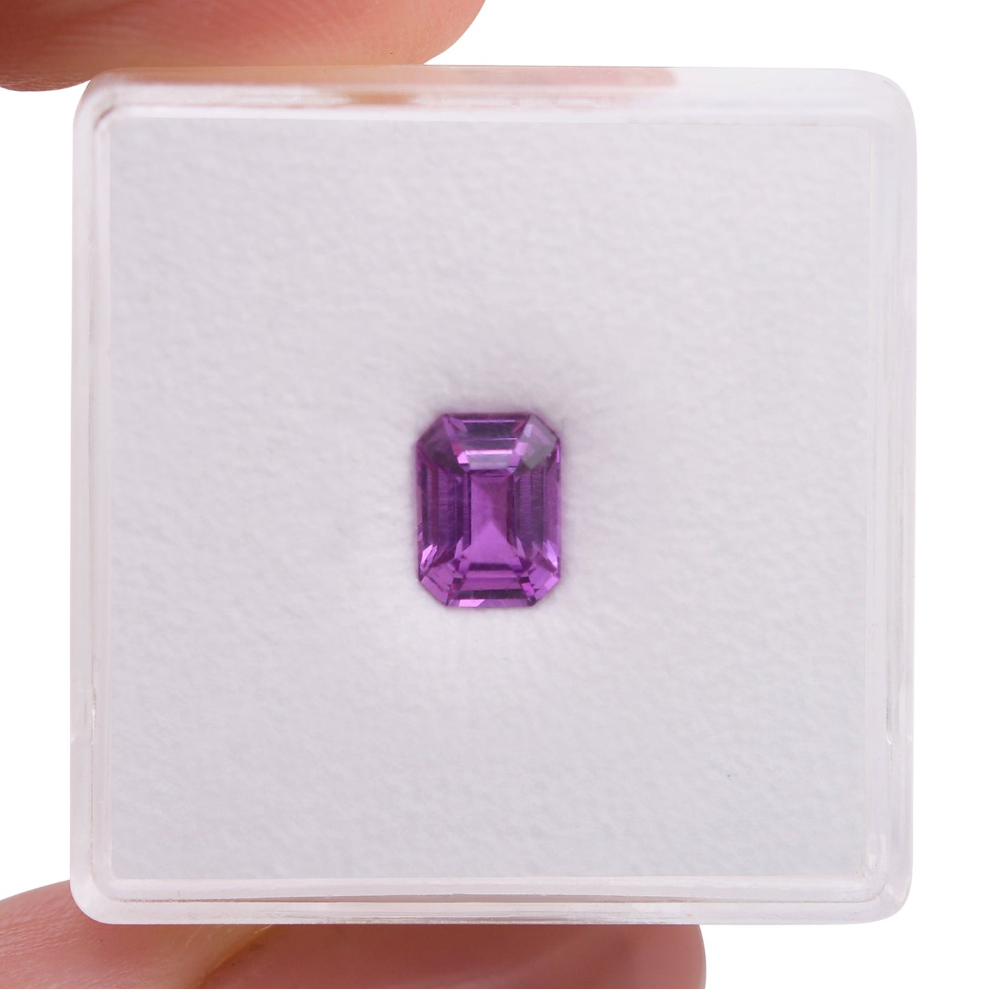 1,02 Karat rosafarbener Madagaskar-Smaragd-Saphir