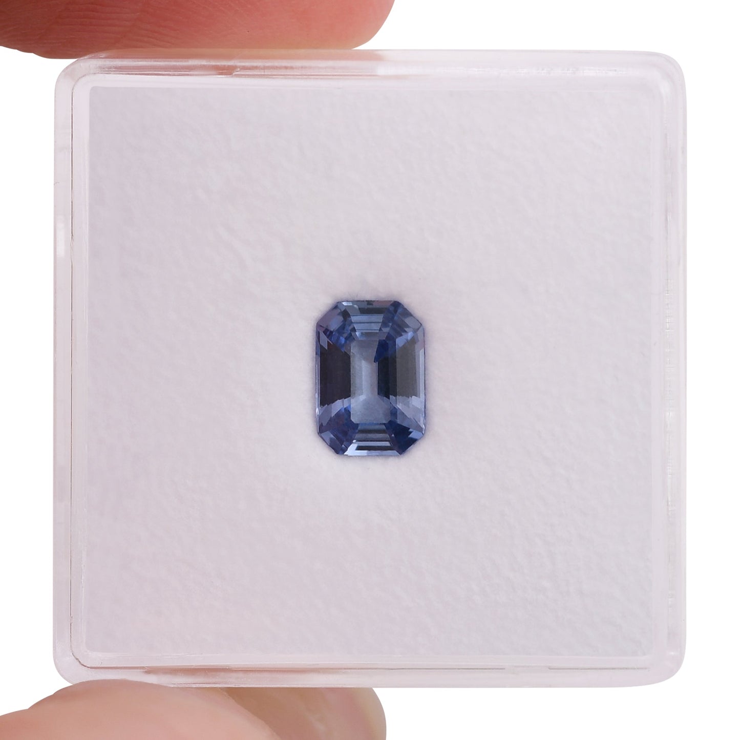 0,96 Karat blauer Smaragd-Saphir aus Sri Lanka