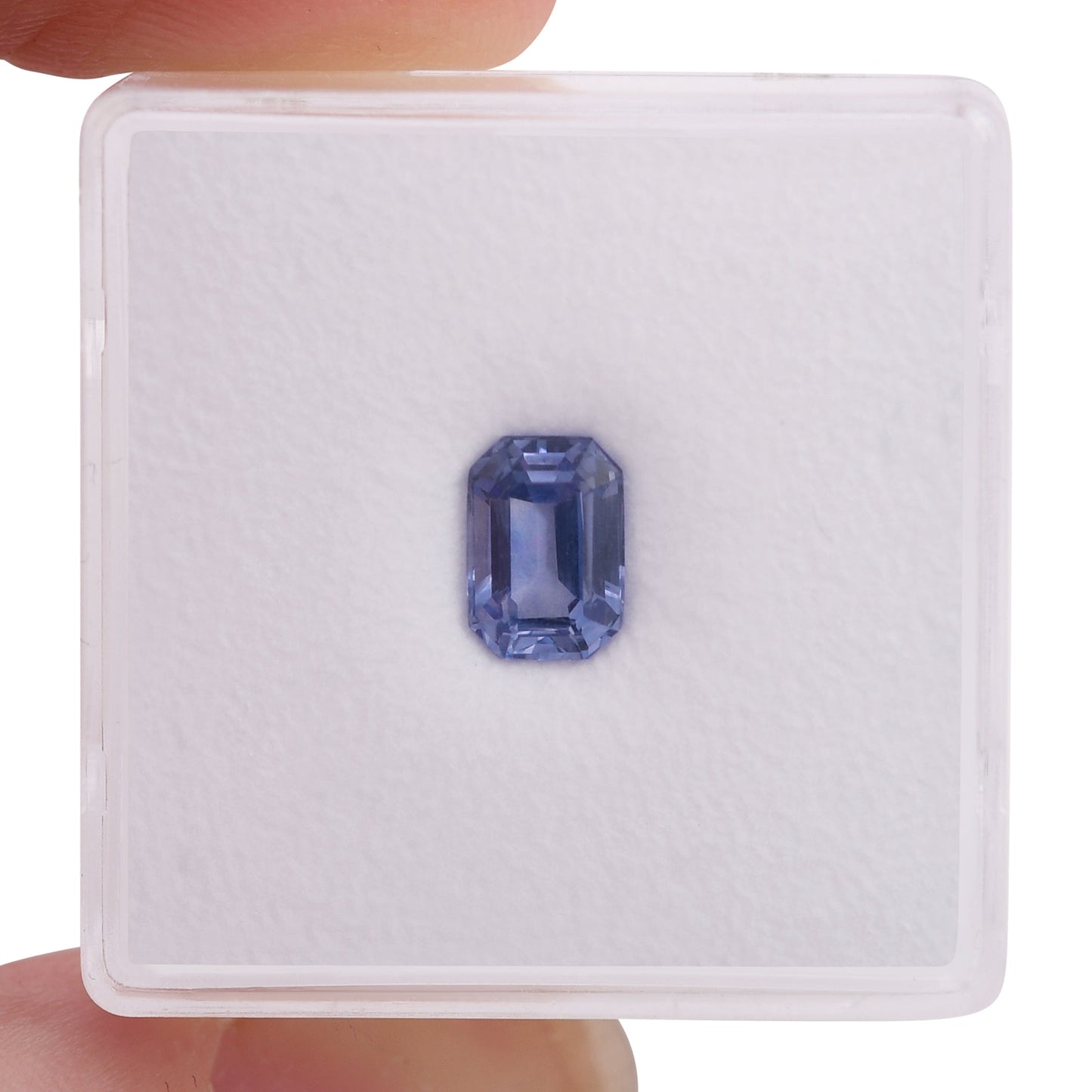1,13 Karat blauer Smaragd-Saphir aus Sri Lanka