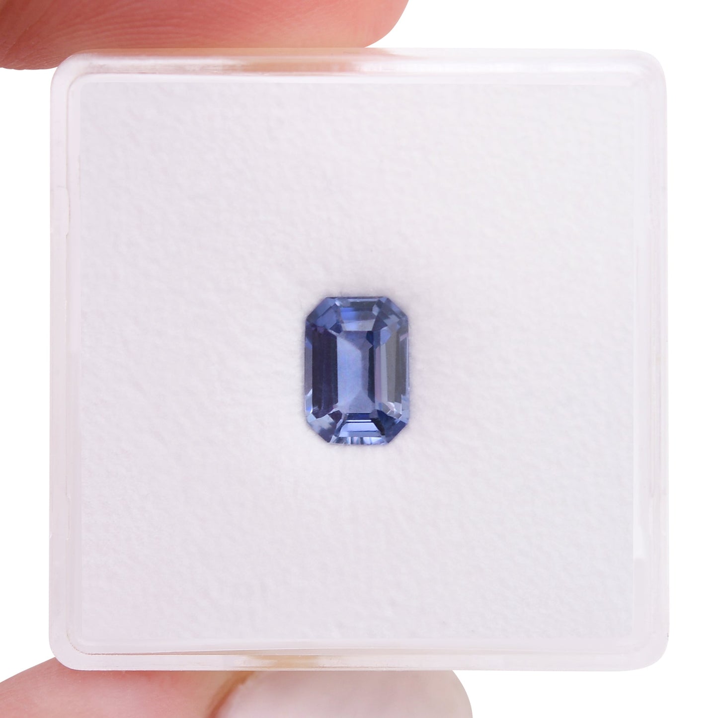 0,93 Karat blauer Smaragd-Saphir aus Sri Lanka