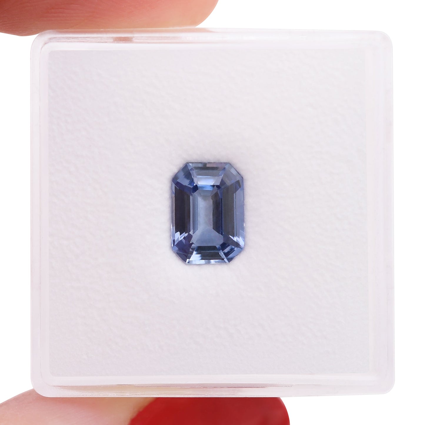 1,40 Karat blauer Smaragd-Saphir aus Sri Lanka