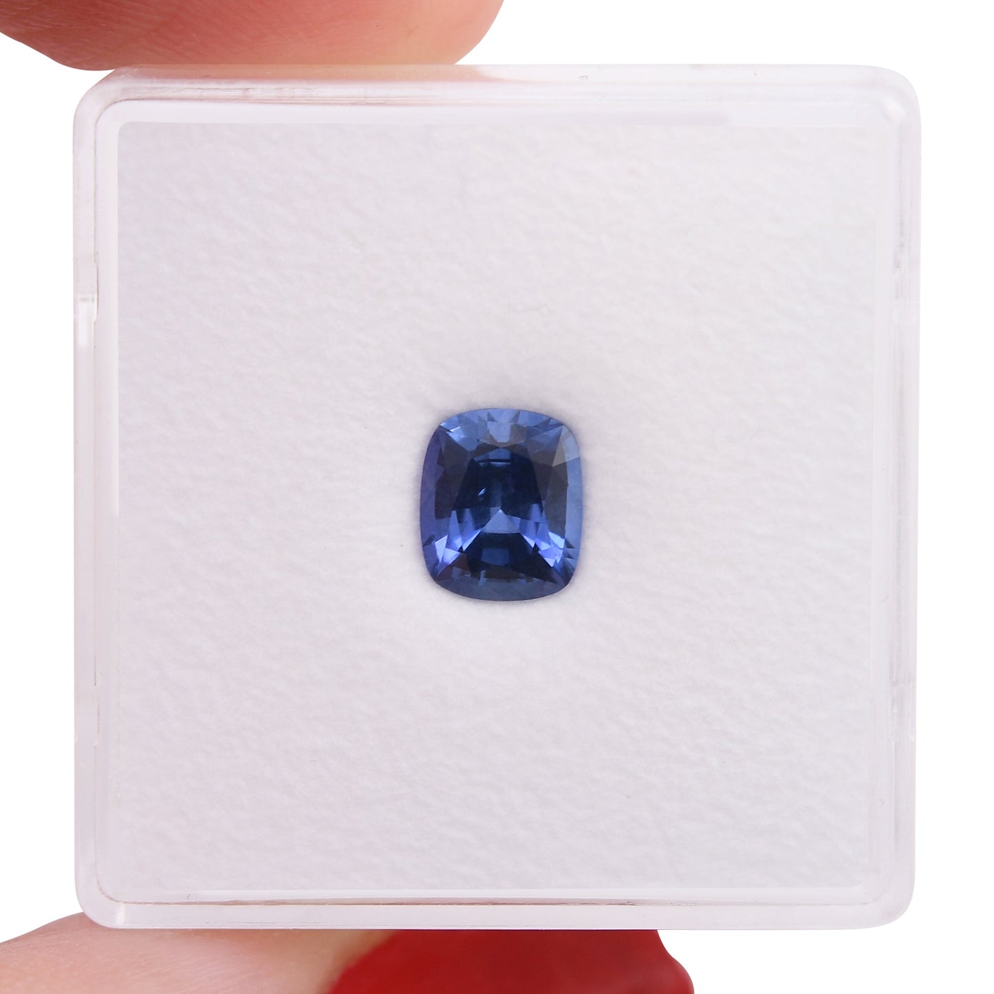 1,07 Karat blauer Kissen-Saphir aus Sri Lanka