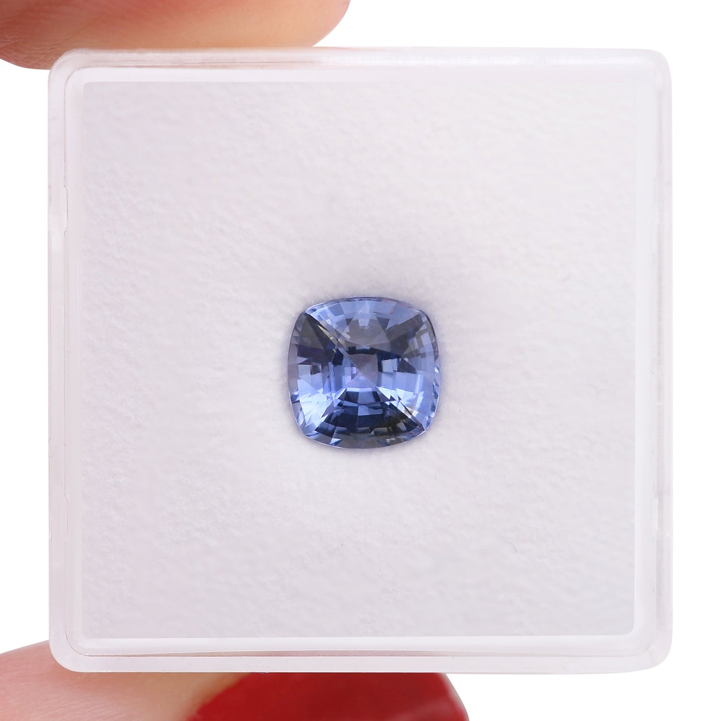1,87 Karat blauer Kissen-Saphir aus Sri Lanka