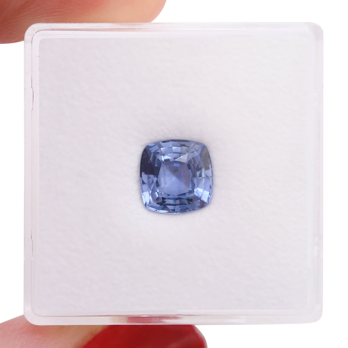 1,58 Karat blauer Kissen-Saphir aus Sri Lanka