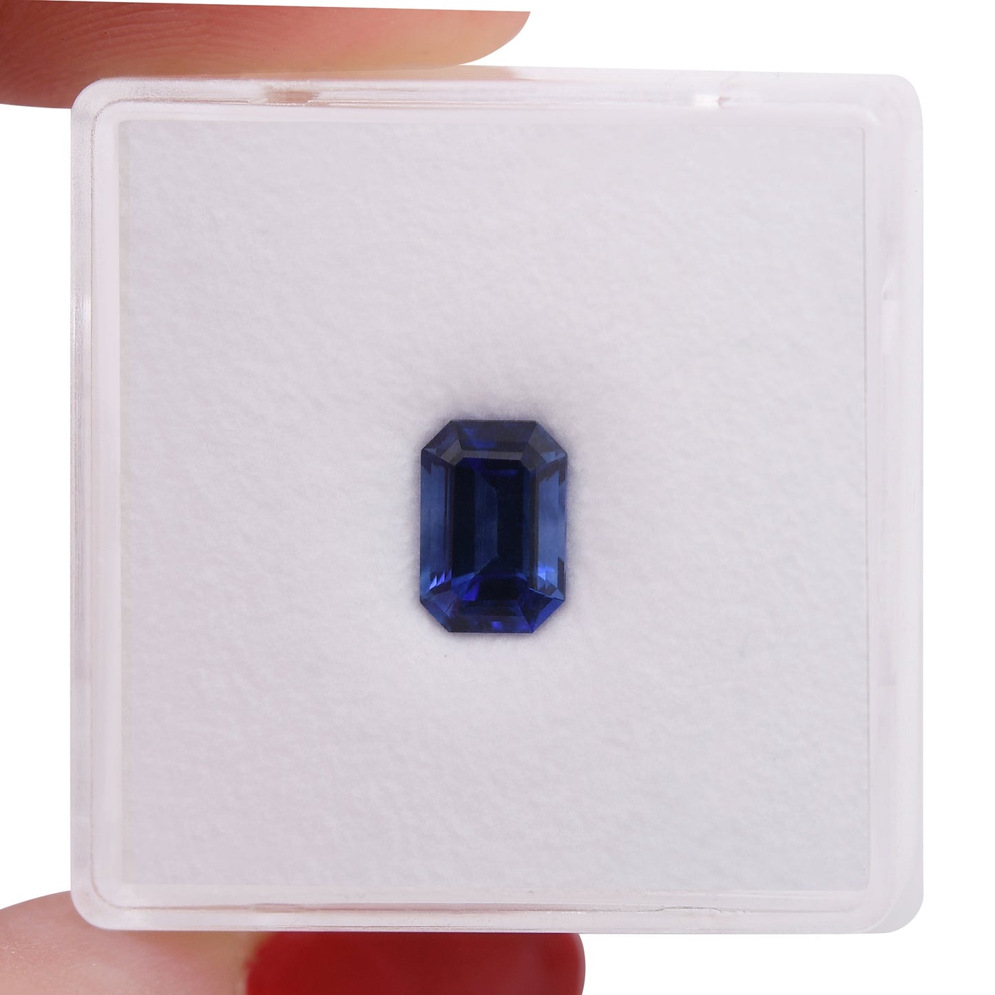 1,31 Karat blauer Kissen-Saphir aus Sri Lanka