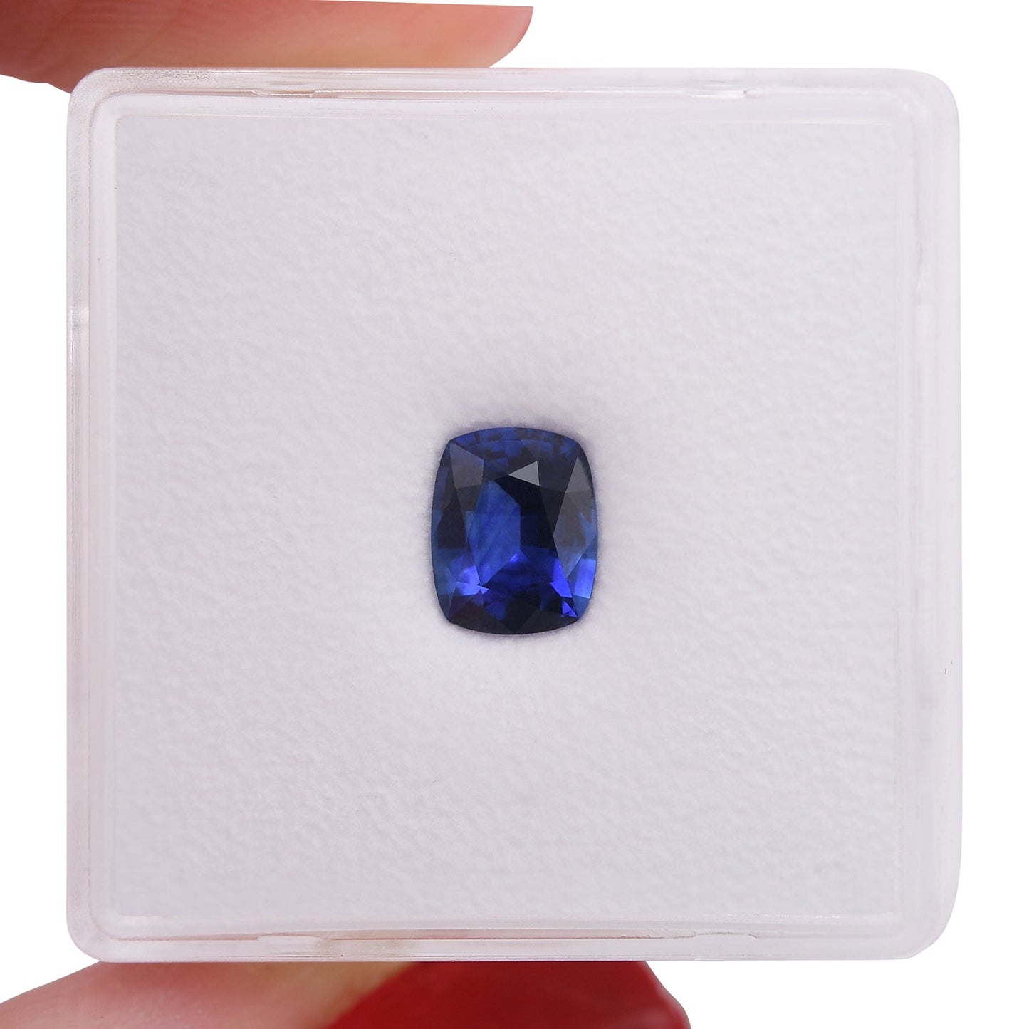 1,01 Karat blauer Kissen-Saphir aus Sri Lanka