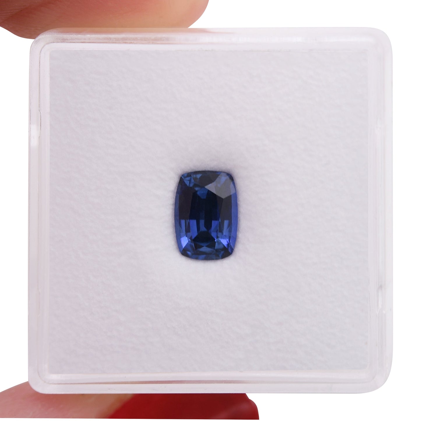 1,11 Karat blauer Kissen-Saphir aus Sri Lanka