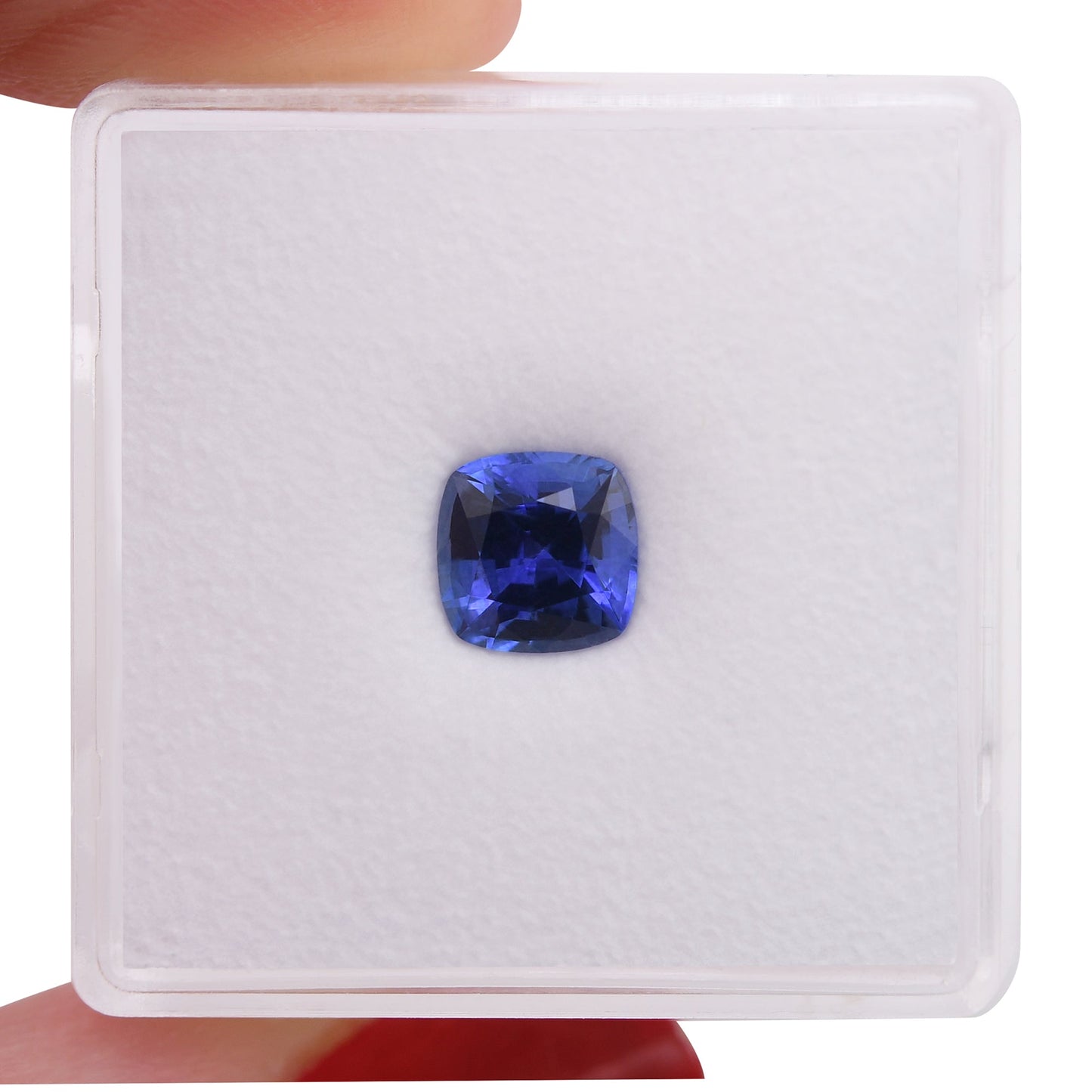 1,27 Karat blauer Kissen-Saphir aus Sri Lanka
